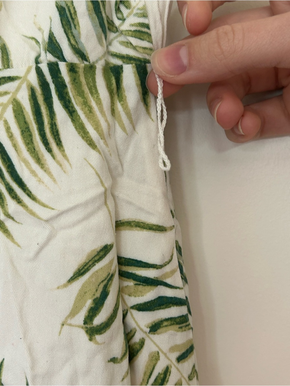 2 for 10$ ☀️Palm print collared dress with a button-down front sz 4 - Picture 10 of 16